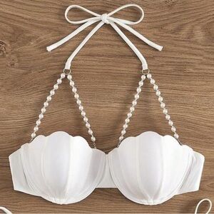 Pearls and Shells Bathing Suit Top